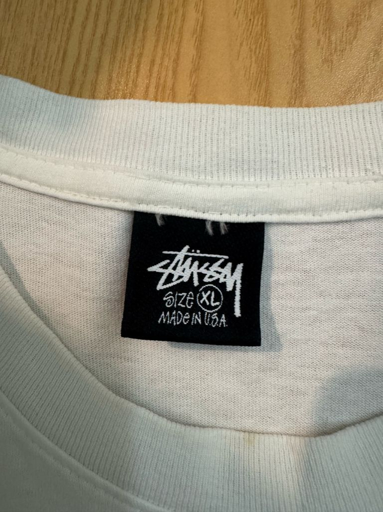 STUSSY 스투시 비치루트 티셔츠 (내추럴)-빅사이즈 이미지