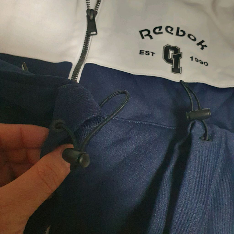 새상품 리복 여성 집업 클럽 자켓 바람막이 크롭디자인 추리닝 러닝 테니스 필라테스 헬스 운동복 이미지