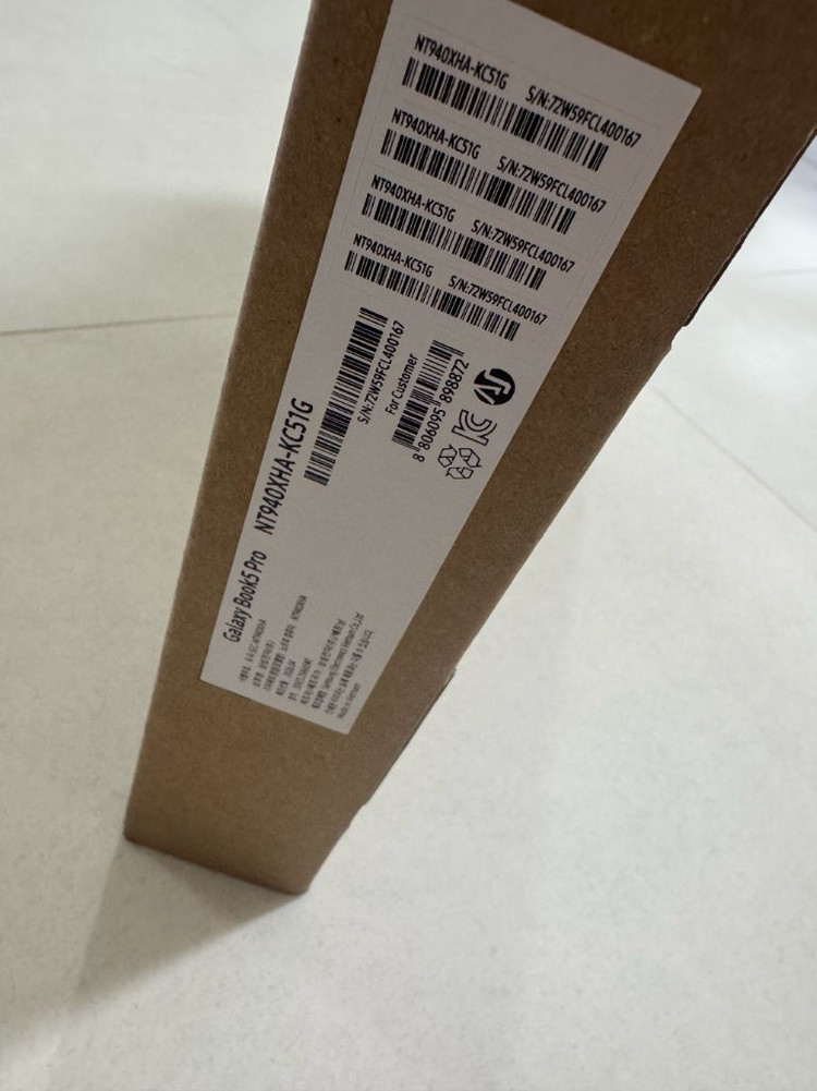 삼성 갤럭시북5 프로 NT940XHA-KC51 16GB(미개봉) 이미지