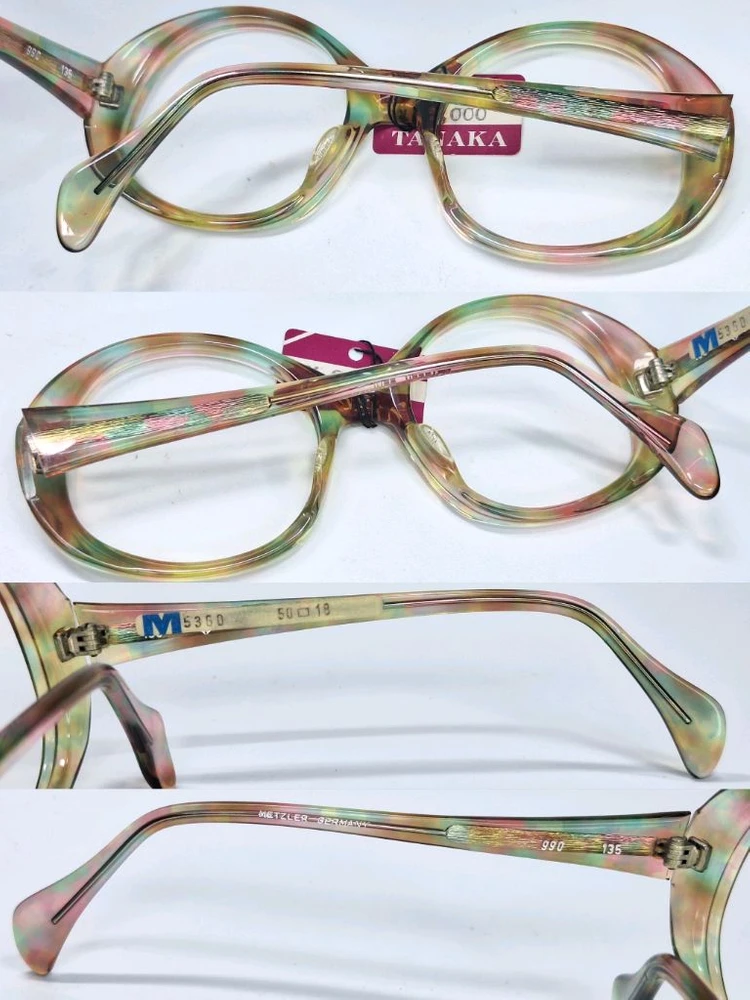 80s 독일제 빈티지 데드스톡 미사용/METZLER M5360 안경테 50mm 메츨러 레트로 패션 아이웨어 수입 이미지
