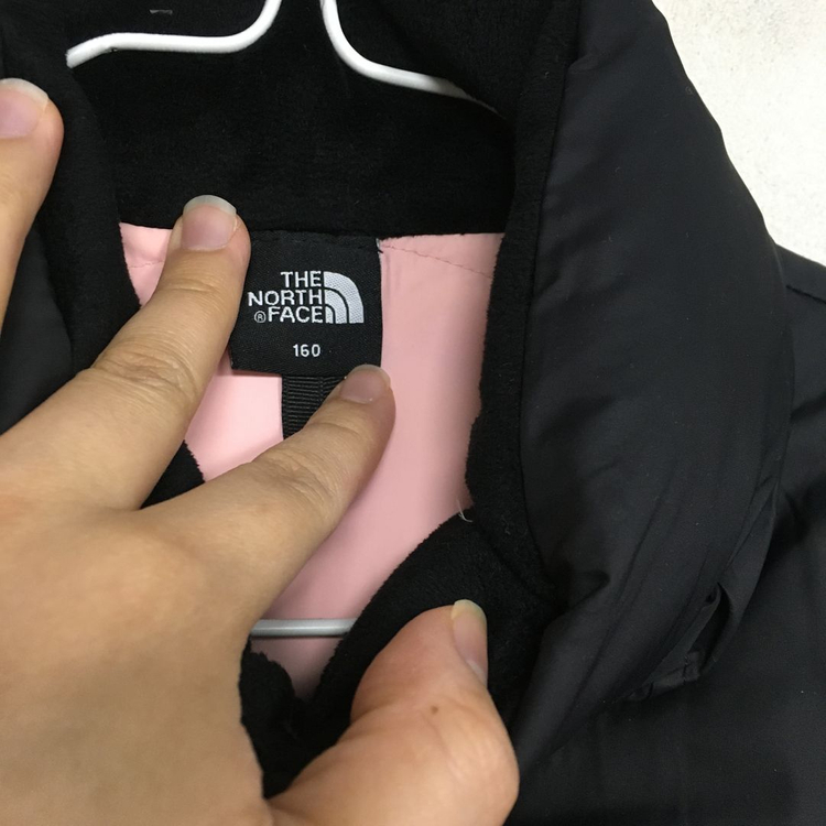 노스페이스 키즈 핑크 눕시 패딩 160 이미지