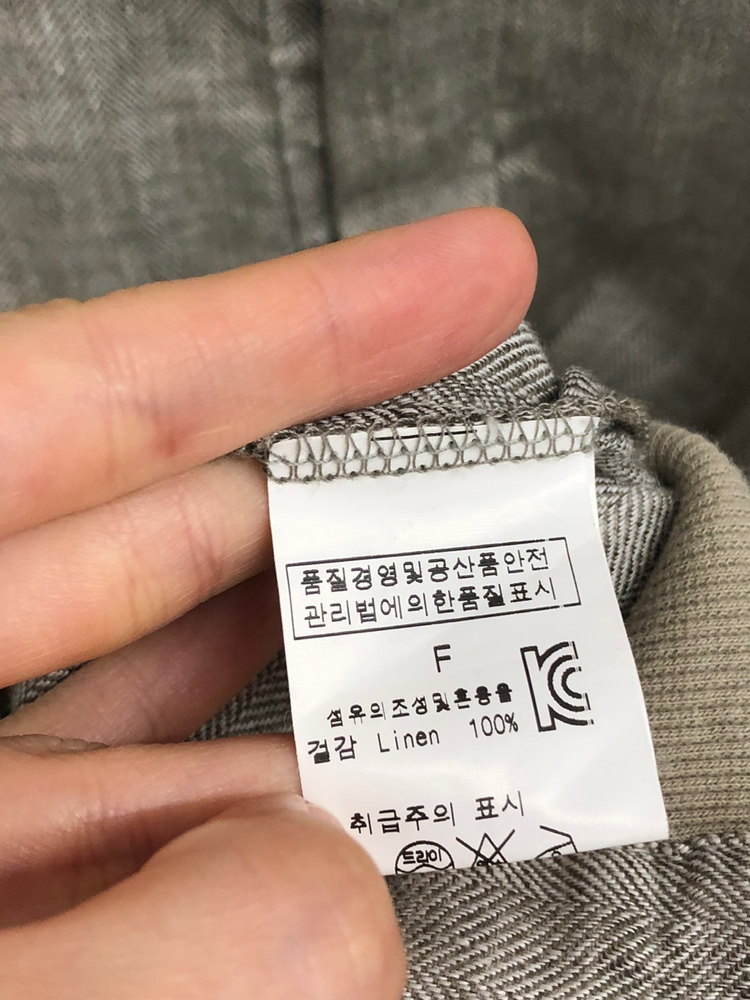 Evok 린넨100 헤링본 린넨 자켓 F 이미지