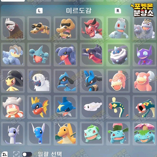 미르도감 / 포켓몬스터 레전드 ZA / 닌텐도 스위치 이미지