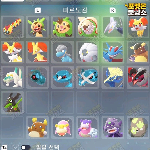 미르도감 / 포켓몬스터 레전드 ZA / 닌텐도 스위치 이미지