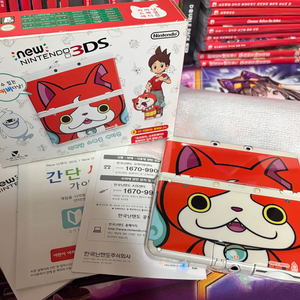 닌텐도 NEW 3DS 요괴워치 지바냥 에디션 게임기 S급 이미지