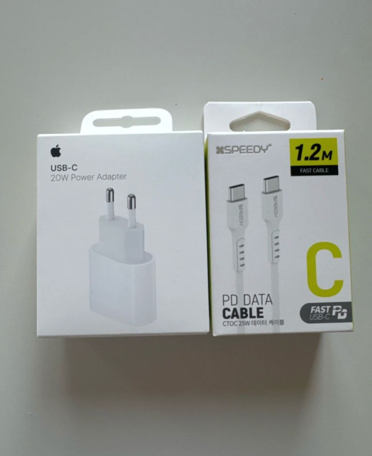 애플 20W USB-C 어댑터 + 스피디 케이블 이미지
