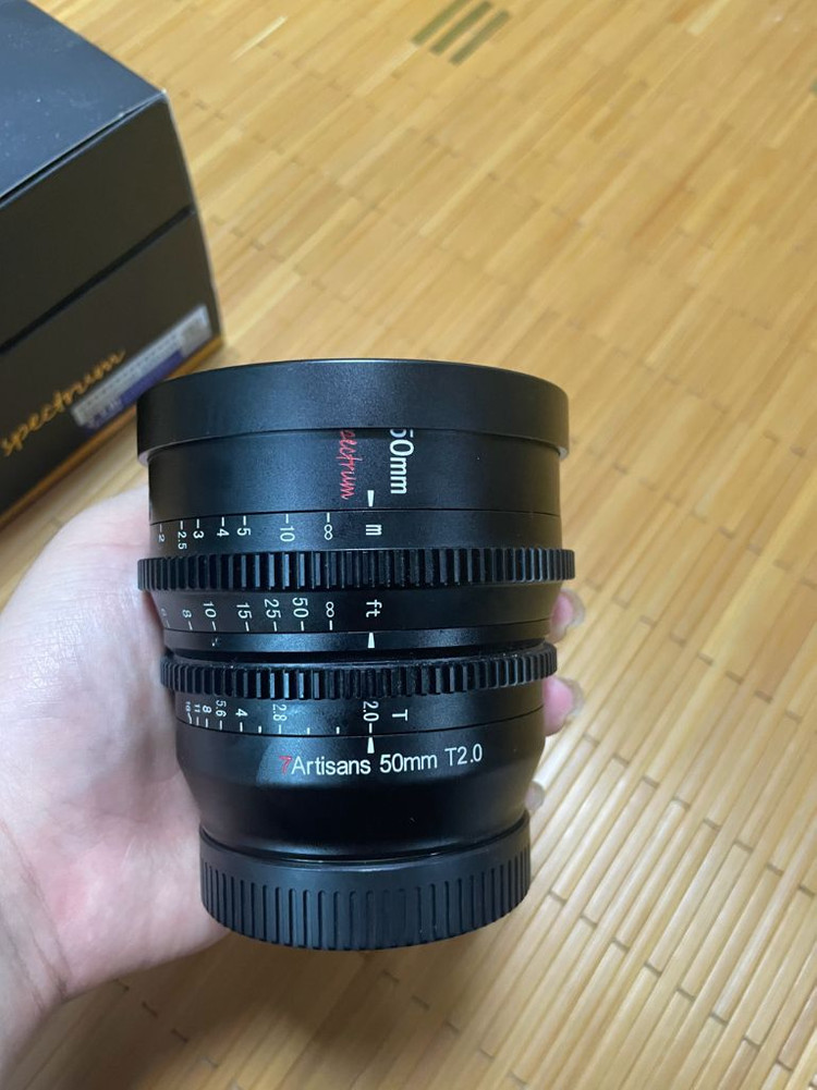 7artisans 50mm T2.0 RF마운트 이미지