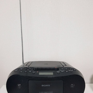소니 카세트 라디오 CD 플레이어 이미지