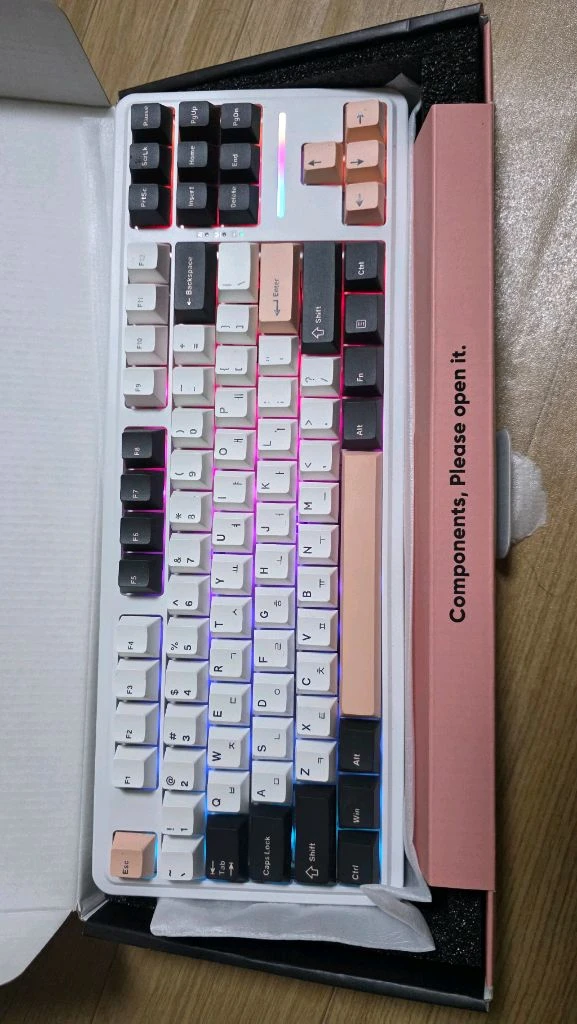 앱코 AK87 기계식 키보드 단순개봉 이미지