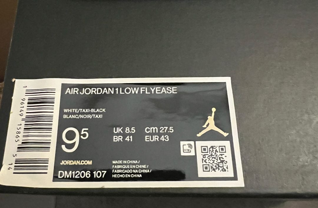 AIR JORDAN 1 LOW FLYEASE 팝니다. 이미지