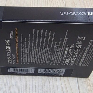 [미개봉] 삼성 SSD 980 NVMe M.2 500GB 이미지