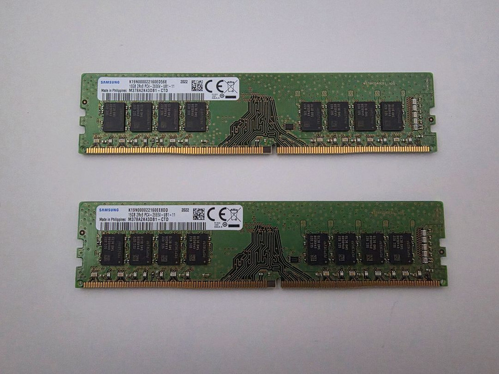 삼성 DDR4 16G PC4 2666V 램 2개 일괄 이미지
