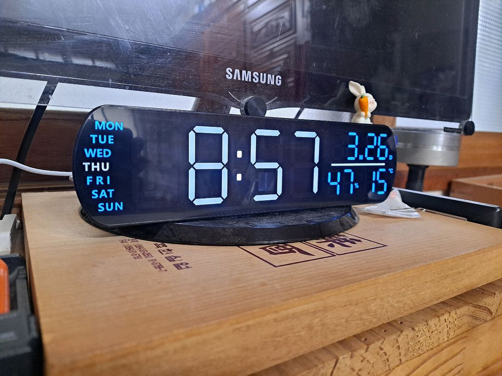 LED 디지털 탁상시계 이미지