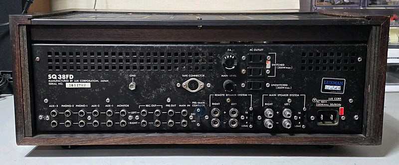 럭스만 SQ-38FD 진공관 인티앰프 이미지