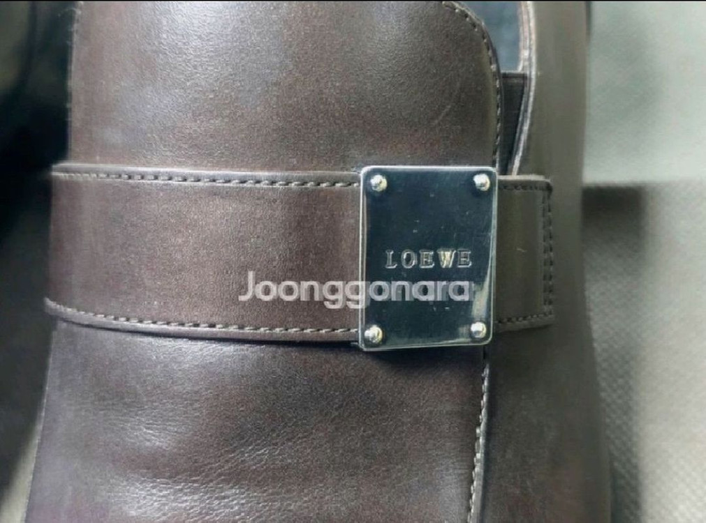 (가격인하) 정품 로에베 LOEWE 스퀘어토 로퍼 / 42 사이즈 / Made in Italy 남성 구두 이미지