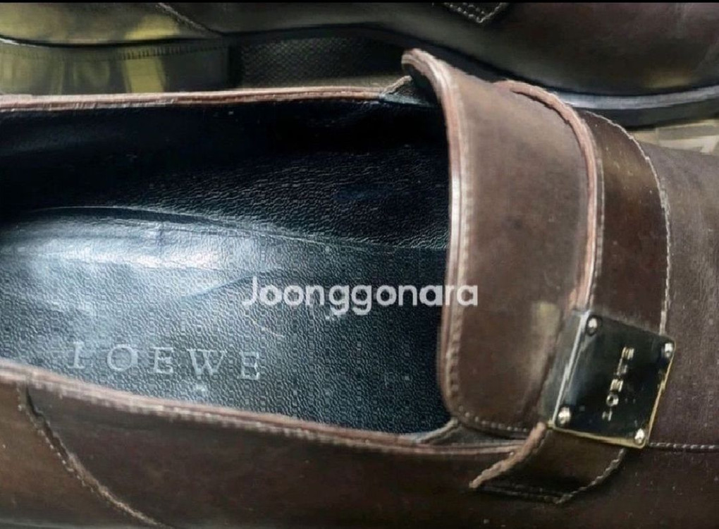 (가격인하) 정품 로에베 LOEWE 스퀘어토 로퍼 / 42 사이즈 / Made in Italy 남성 구두 이미지
