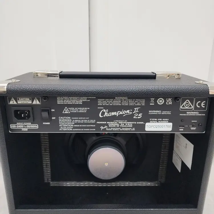 펜더 일렉기타 앰프 25와트 CHAMPION II 25 이미지