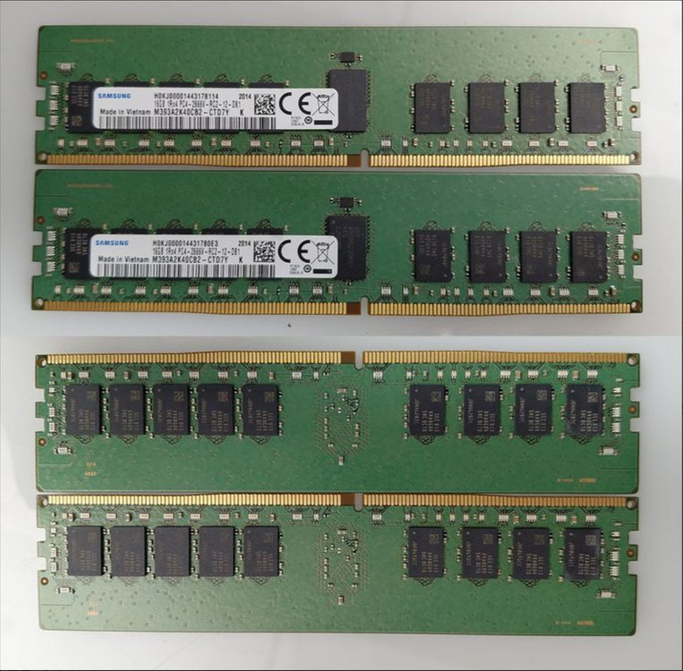서버용 DDR4 16GB 6개 (ecc reg 메모리 램) 이미지