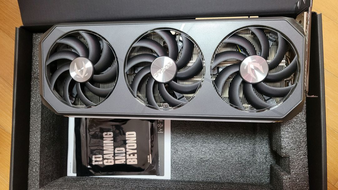 조택 rtx 5070ti amp infinity 이미지