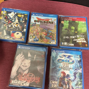 psvita 비타 게임 5종 세트 일괄 이미지