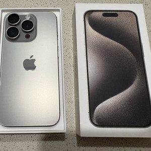 아이폰 15pro 256GB (내추럴 티타늄) 이미지