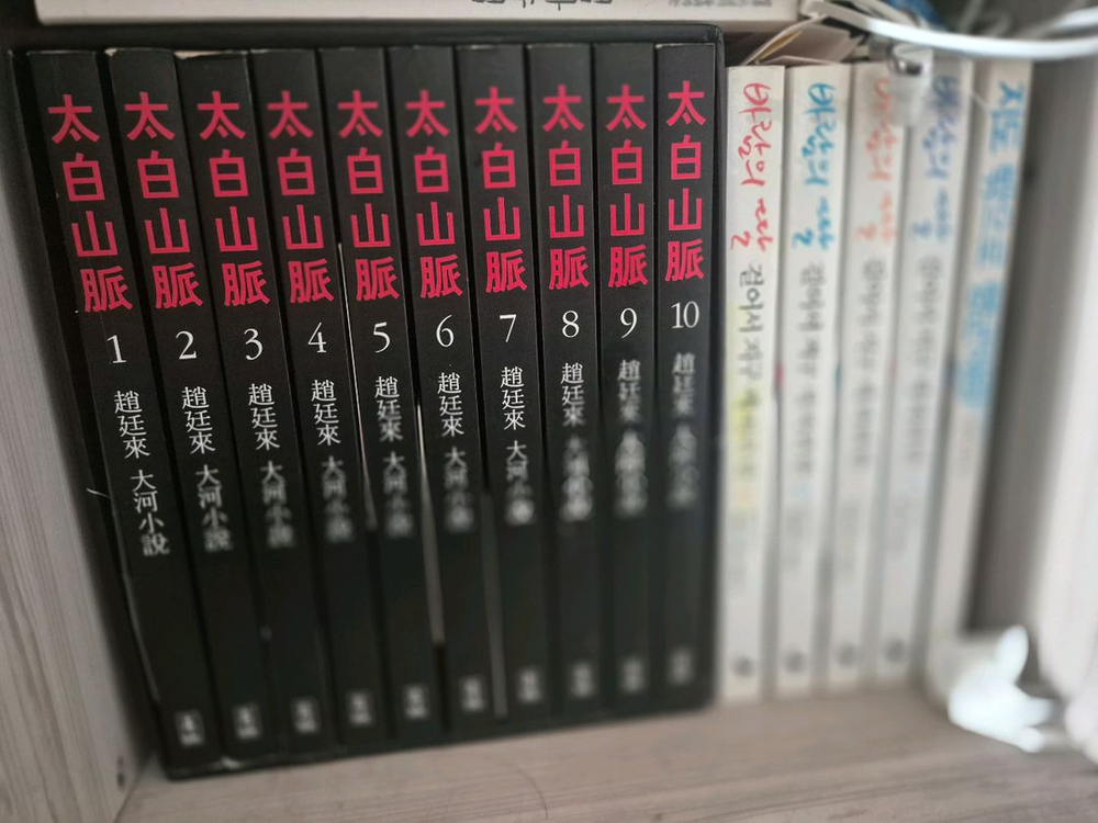 조정래 한강 / 이문열 삼국지 /상도 /임꺽정 /바람의딸 걸어서 지구한바퀴 이미지