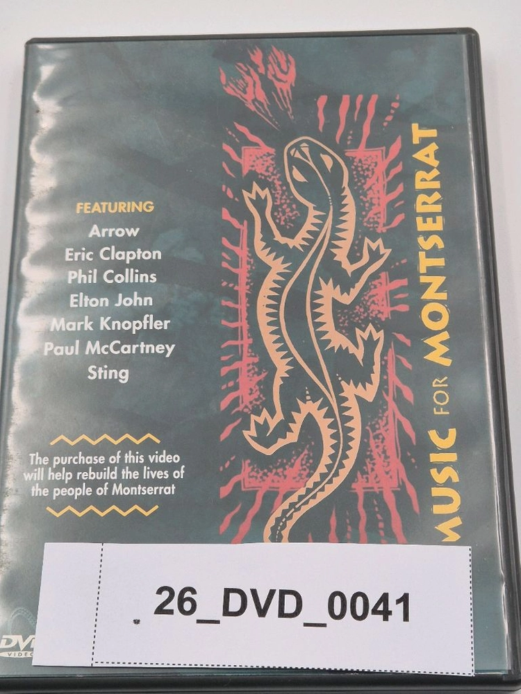 에릭클랩튼 폴매카트니 엘튼존 스팅 Music For Montserrat DVD 이미지