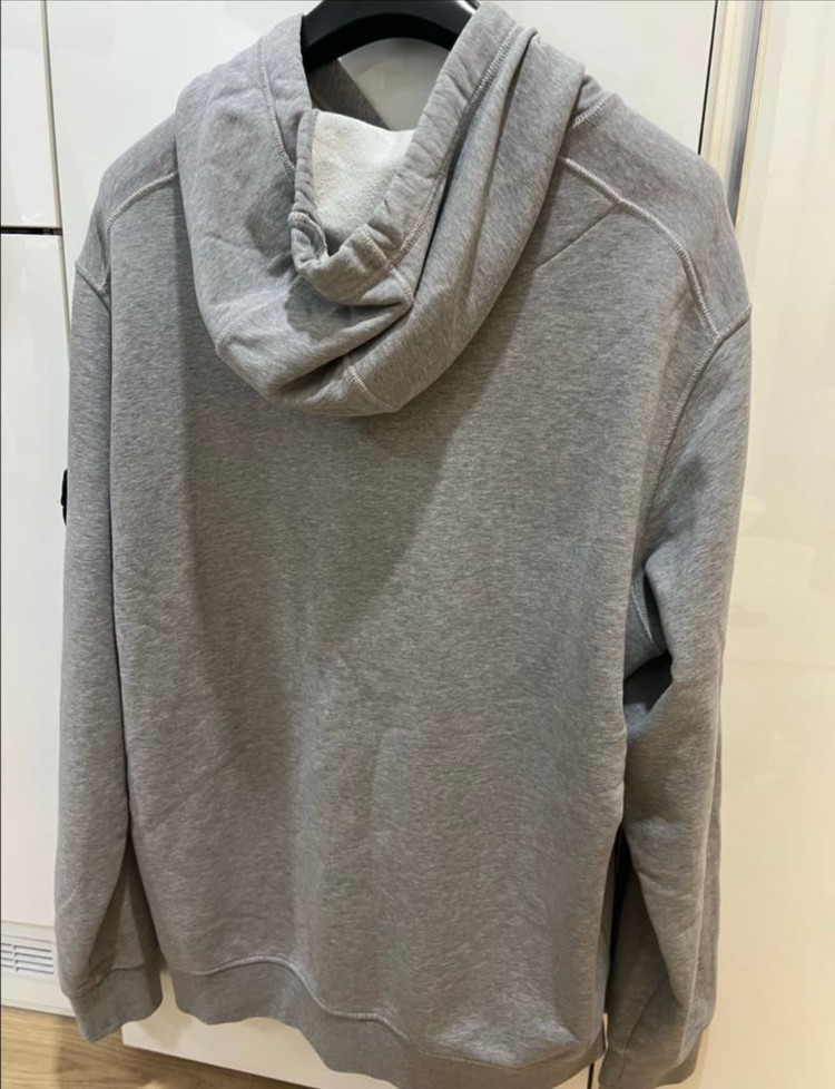 23ss 스톤아일랜드 그레이 후드티 2xl (새상품급) 이미지