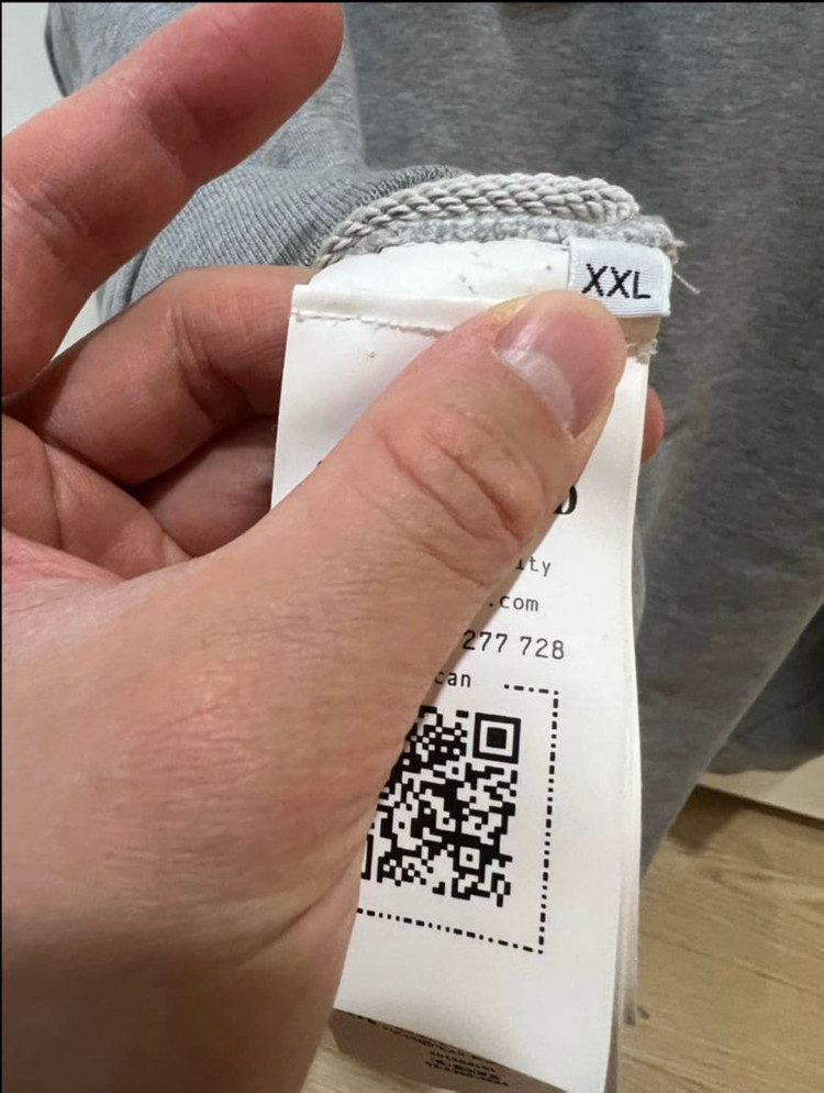 23ss 스톤아일랜드 그레이 후드티 2xl (새상품급) 이미지