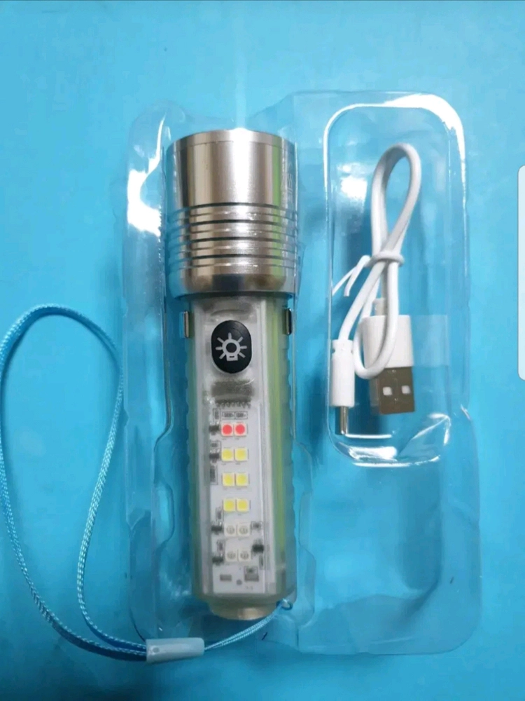 (무료배송)괴물급 밝은랜턴,손전등,낚시,해루질,캠핑 이미지
