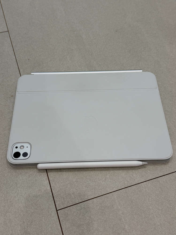 Apple iPad Pro 11인치 M4 256GB 실버 (애플펜슬 프로) + 매직키보드 이미지