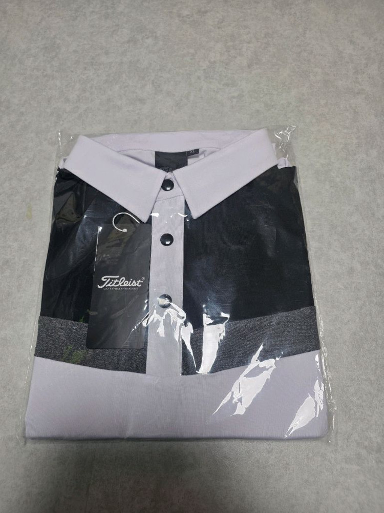 타이틀리스트 긴팔 카라티셔츠 XL 블랙, 화이트 2종 팝니다 이미지