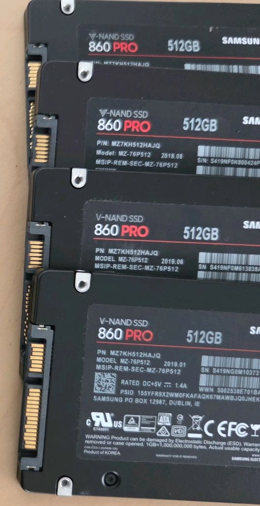 삼성 860 Pro 512G 수량 이미지