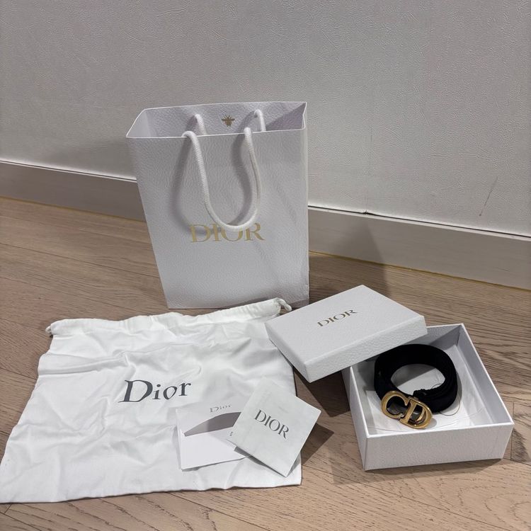 [정품] Dior 디올 새들 나일론 벨트 단종제품 이미지