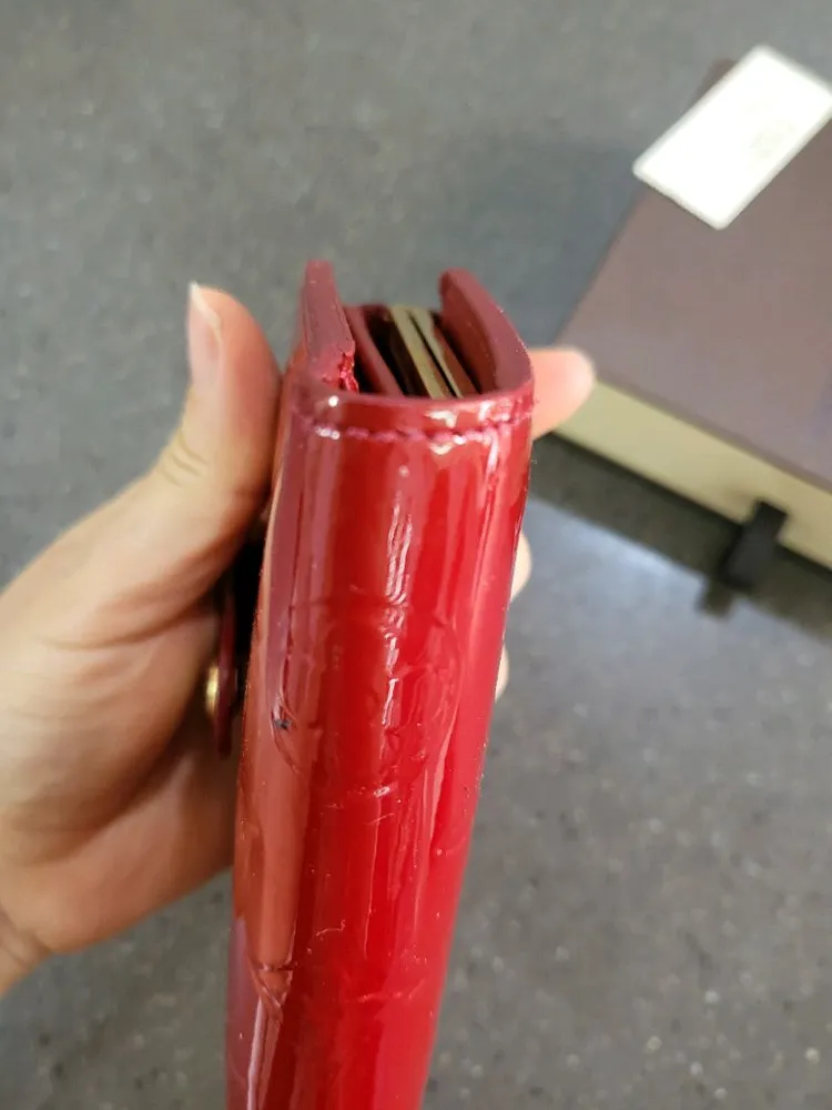 (정품)루이비통 모노그램 버시니 레드 지갑 이미지