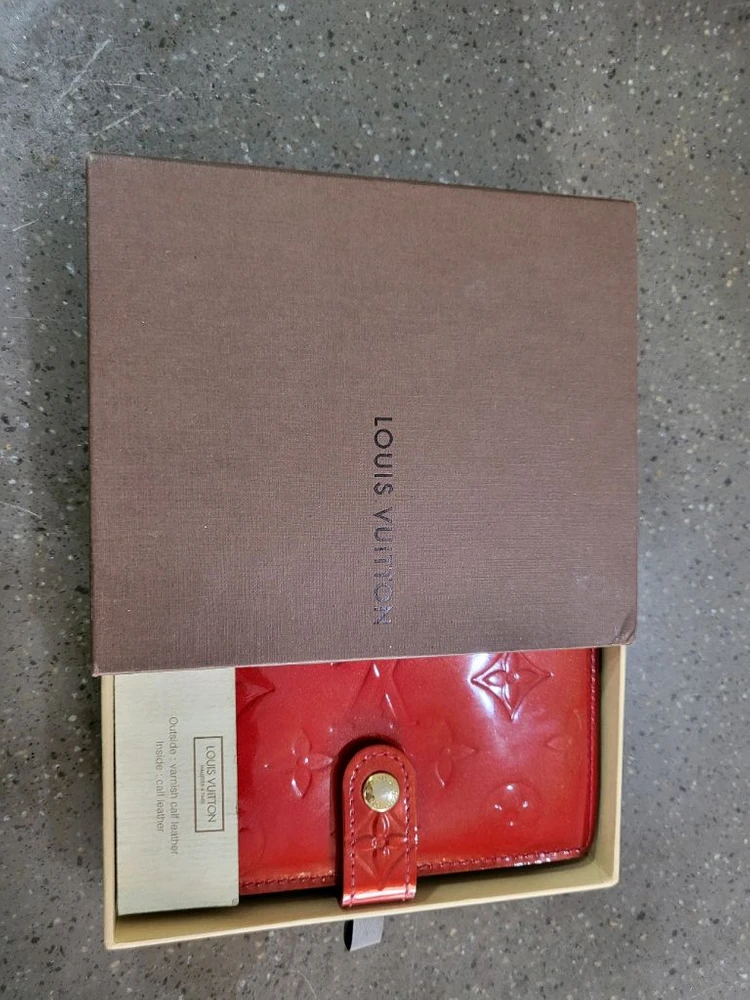 (정품)루이비통 모노그램 버시니 레드 지갑 이미지