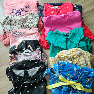 일괄 여아 6세~8세 H&m 여아 원피스외 상하의세트(120호~130호) 이미지
