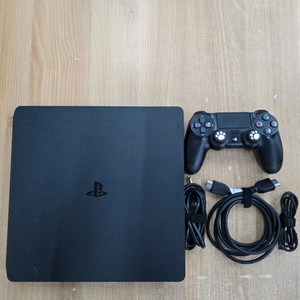 [PS4] 플스4슬림 CUH-2017A 500GB 제트블랙 판매합니다. 이미지