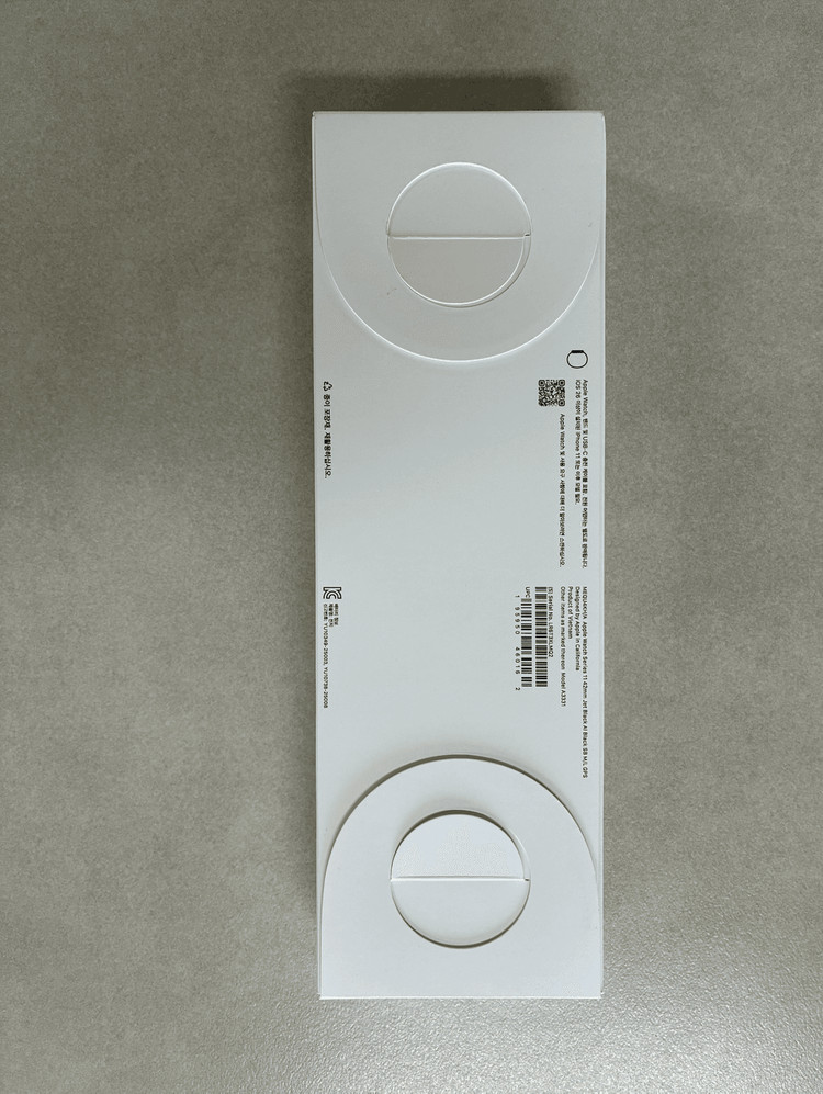 애플워치11 제트 블랙, 42mm, GPS, 알루미늄 미개봉 새상품 이미지