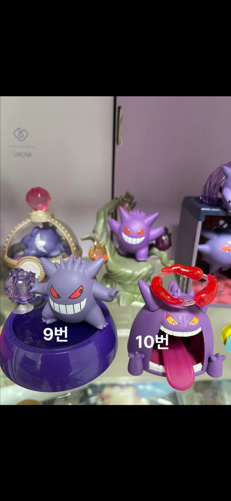 포켓몬스터 팬텀 피규어,인형(gengar figures, toy) 이미지