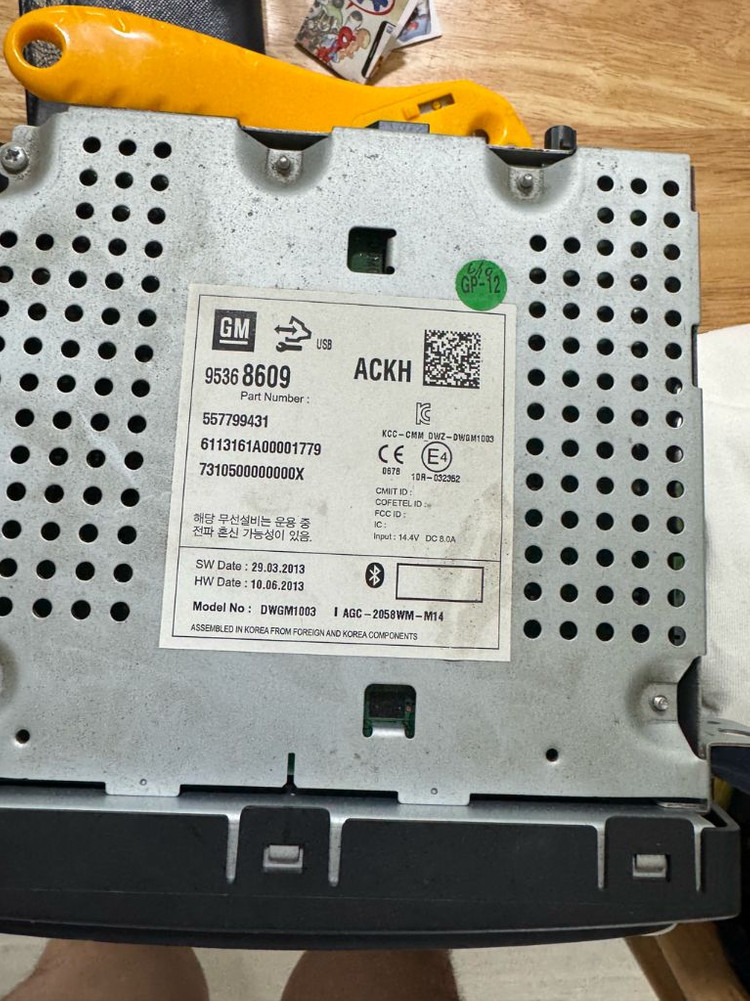 스파크 14년식 카오디오 95368609 이미지