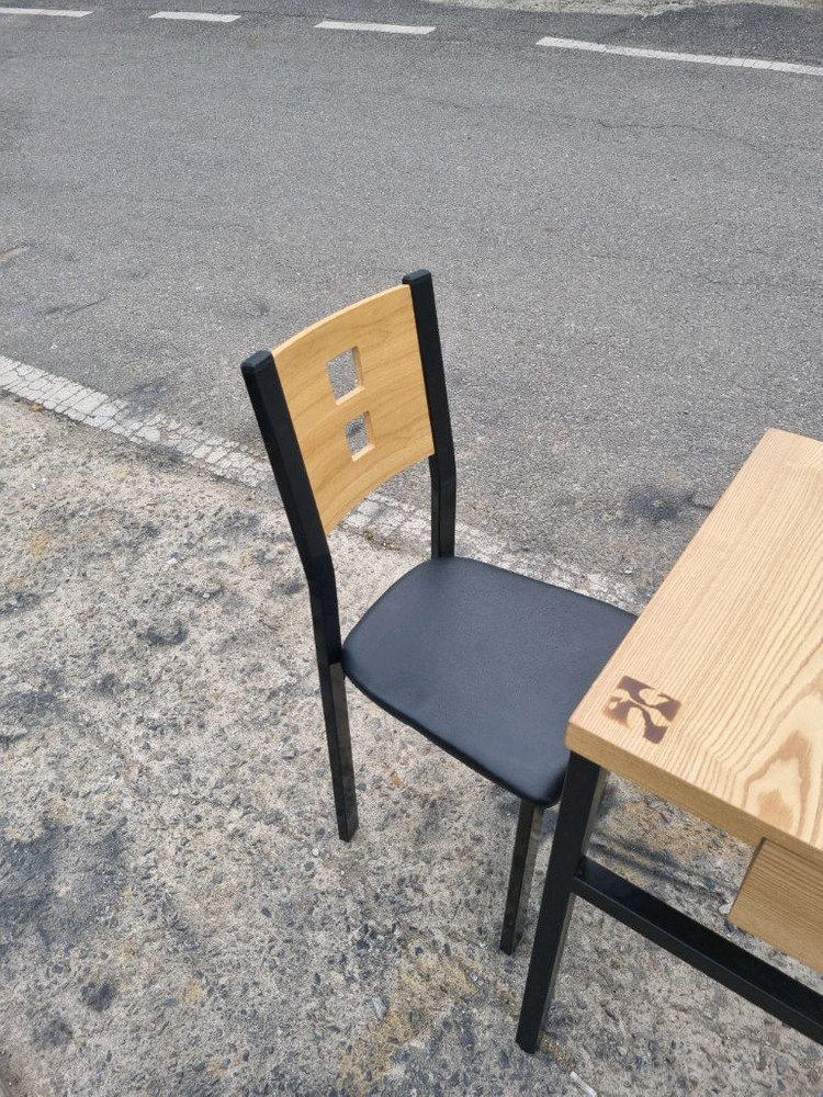 식당 2인용 식탁의자세트 이미지