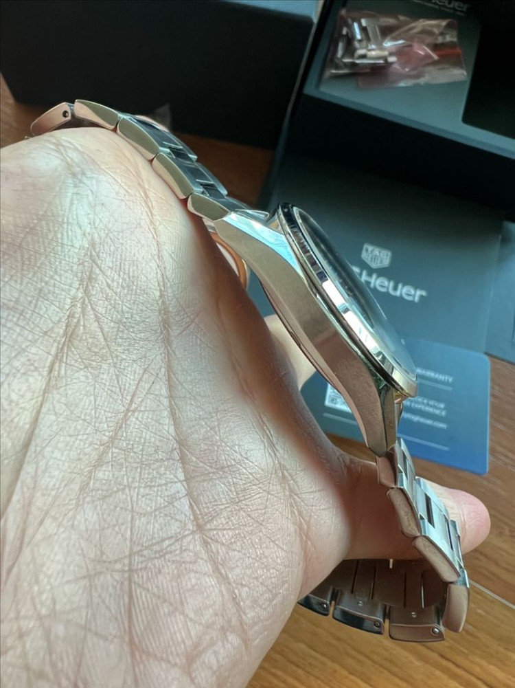 태그호이어 까레라 36mm 오토매틱 블루 청판 wbn2311 풀박 이미지