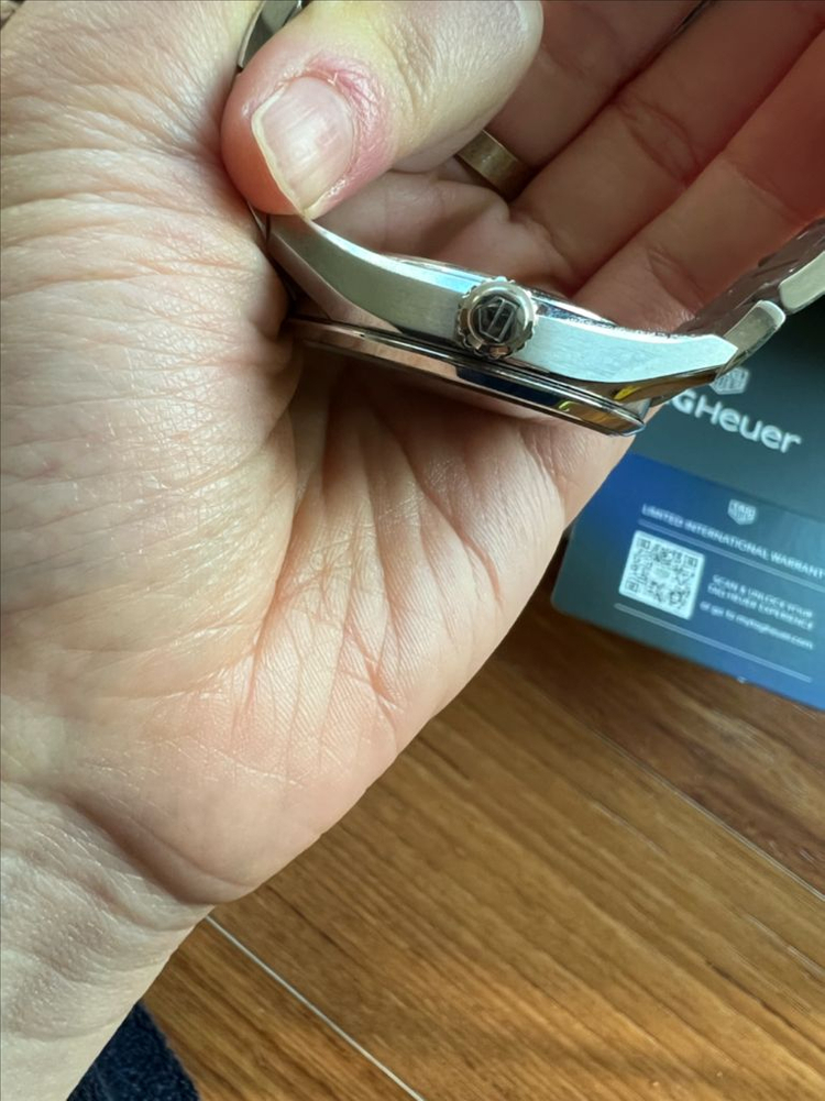 태그호이어 까레라 36mm 오토매틱 블루 청판 wbn2311 풀박 이미지