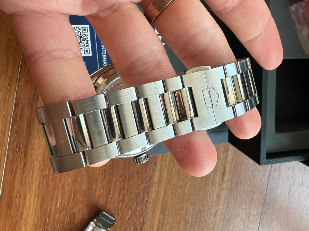 태그호이어 까레라 36mm 오토매틱 블루 청판 wbn2311 풀박 이미지