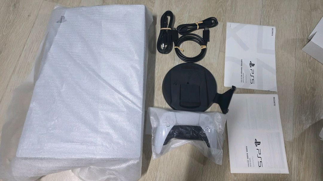 ps5 디스크에디션 풀박스+게임3개 이미지