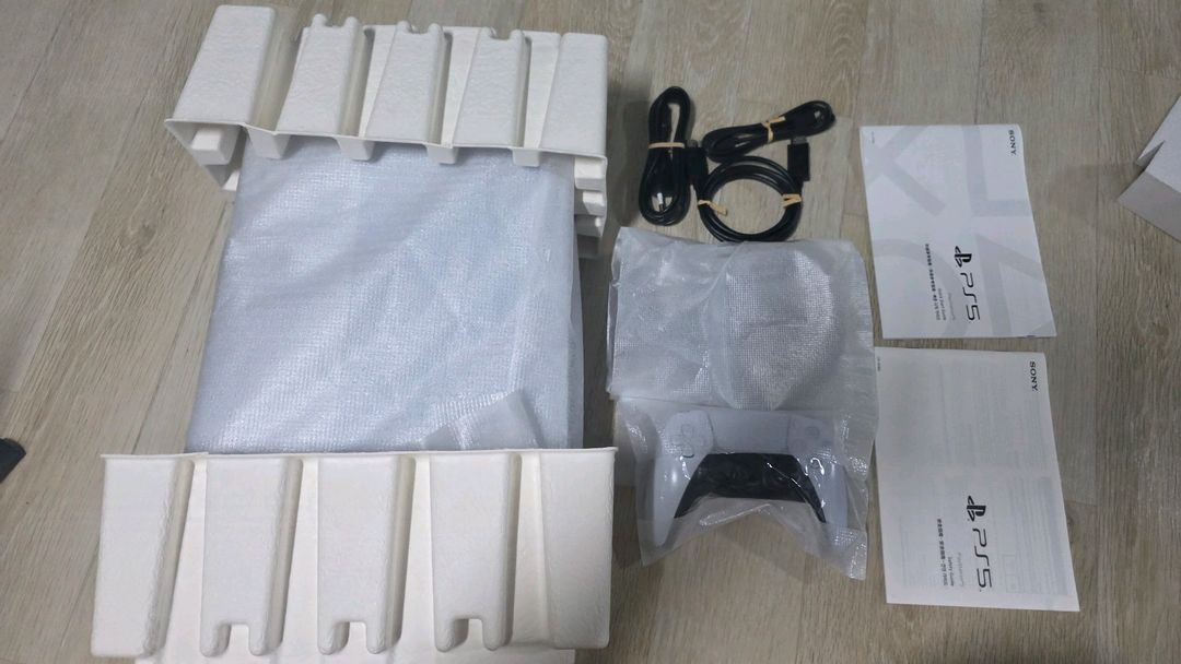 ps5 디스크에디션 풀박스+게임3개 이미지