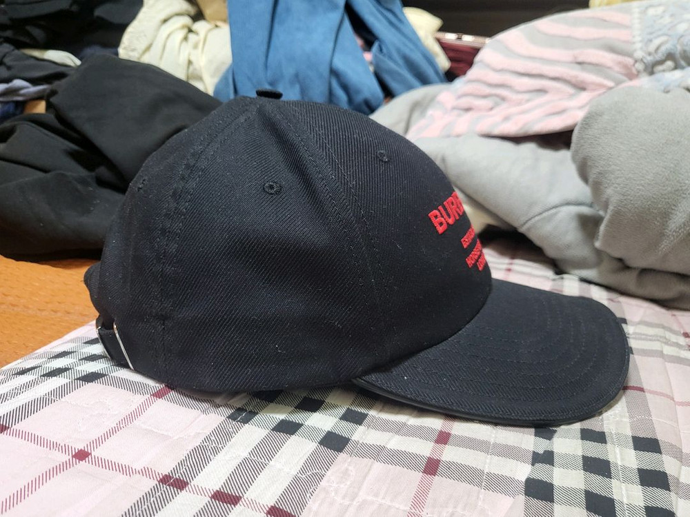 정품 버버리 빅사이즈 레터링 볼캡 XL 상태우수 이미지