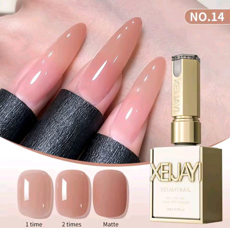유리알 누디 베이지톤 핑크톤 시럽젤 젤네일 15ml 이미지