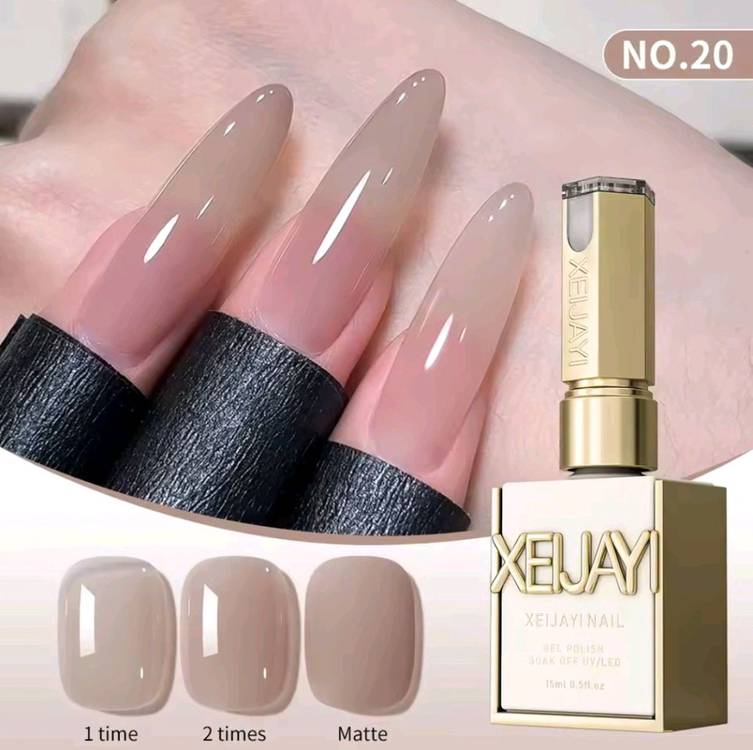 유리알 누디 베이지톤 핑크톤 시럽젤 젤네일 15ml 이미지